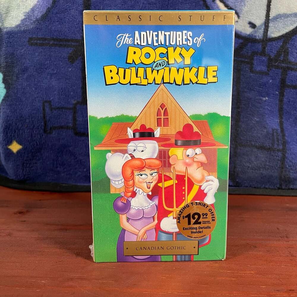 Classic Stuff The Adventures of Rocky and Bullwinkle Vol 6 Canadian Gothic VHS